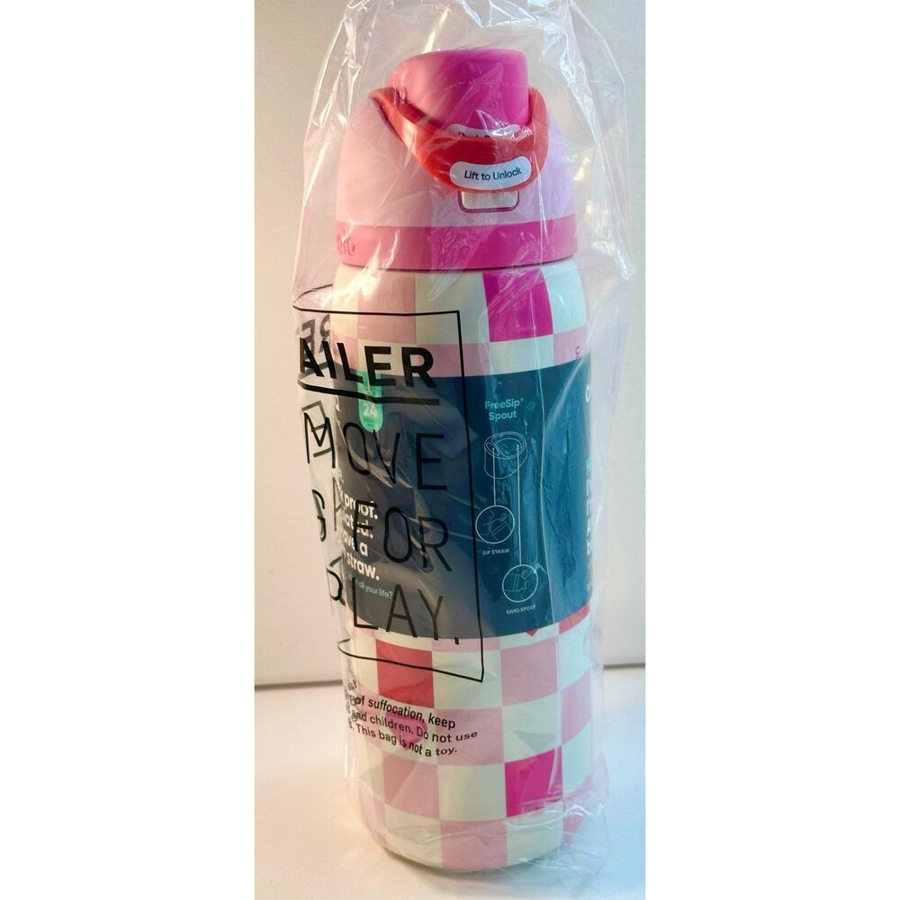 Owala CHECK ME OUT Valentines Day Checker Hearts Freesip 32oz